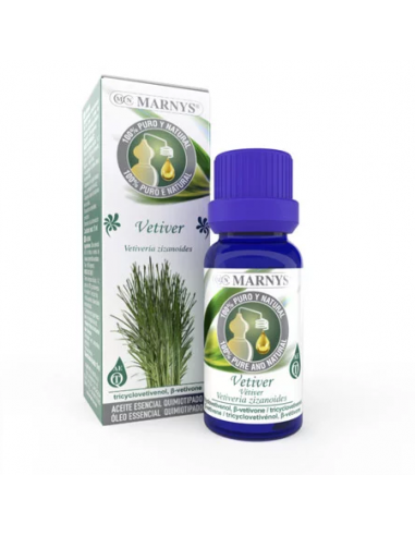 Aceite Esencital Vetiver -Marnys- 15 Ml.