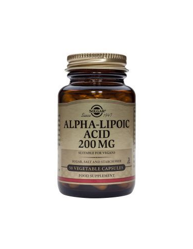 Ácido Alfa Lipoico 200 mg -Solga- 50...