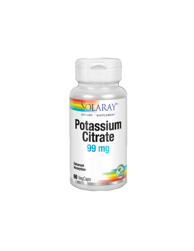 Potasio Citrato 99 mg -Solaray- 60...