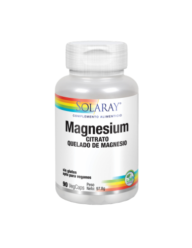 Magnesium Citrato Quelado -Solaray-...