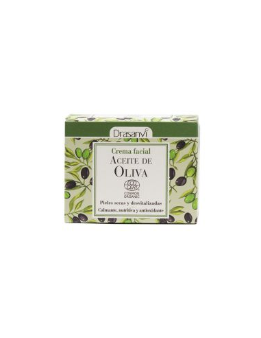 Crema facial de Aceite de Oliva Bio -...