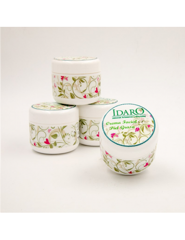 Crema Facial Piel Grasa -Idaro- 50 Ml.