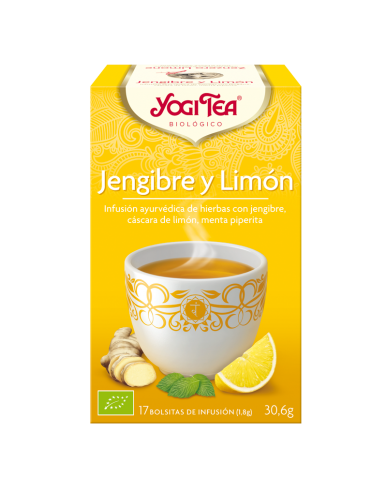 Jengibre y Limón Bio -Yogi Tea- 17...