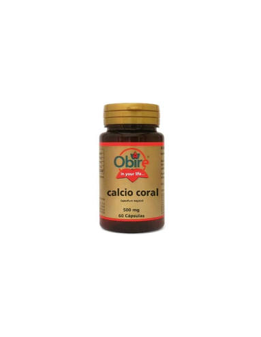 Calcio Coral 500 Mg. -Obire- 60 Capsulas