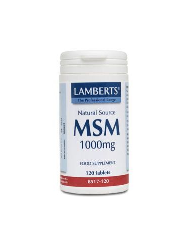 MSM 1.000 mg -Lamberts- 120 comprimidos