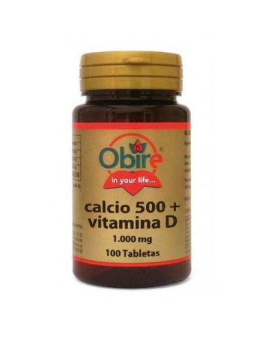 Calcio 500 + Vitamina D -Obire- 100...