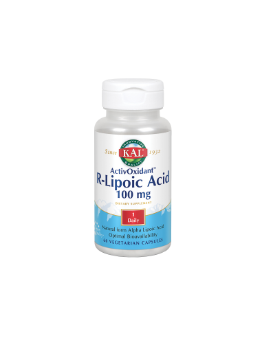 Acido R-Lipoico 100 mg -KAL- 60 cápsulas