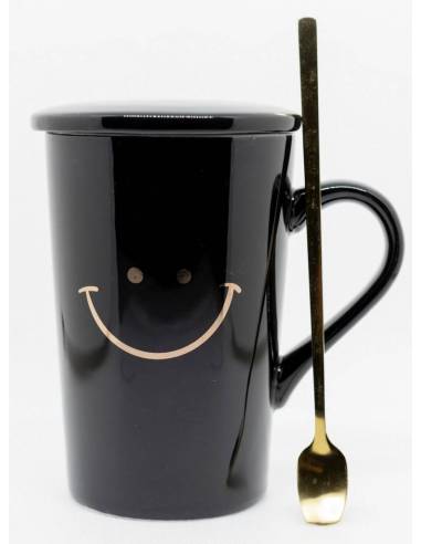 Taza Negra Smille