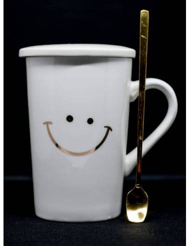 Taza blanca Smile