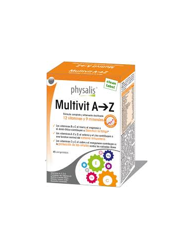 Multivit A-Z -Physalis- 45 Comprimidos