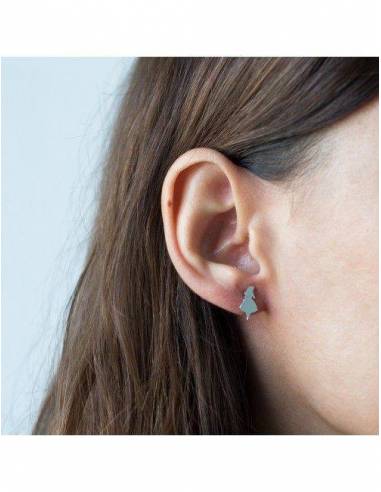 Pendientes Plata Silueta Alicia