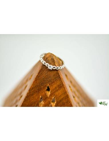 Anillo Plata Punto de Luz