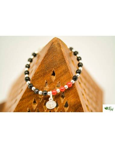Pulsera Plata Protección Grande
