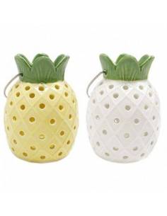 Soporte Vela Cerámica Piña