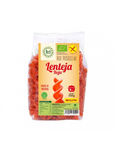 Fusilli Lenteja Roja Bio S/Gluten...