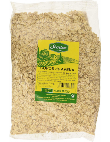 Copos de Avena Integrales -Sorribas-...