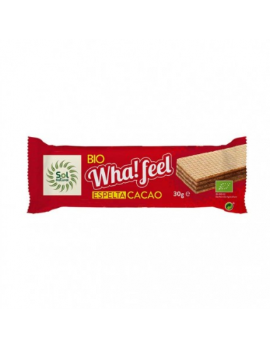 Wha!Feel Wafer Espelta Cacao Bio -...