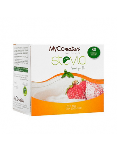 Stevia Granulado - Myconatur - 80 Sobres