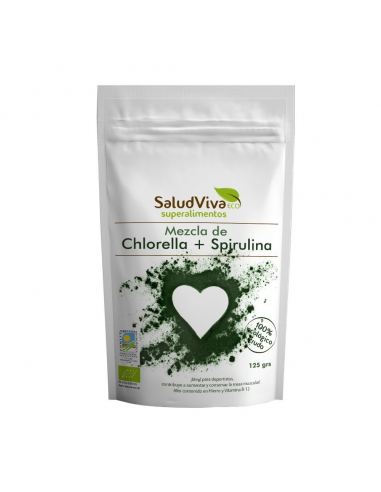 Chlorella y Spirulina -SaludViva- 125...