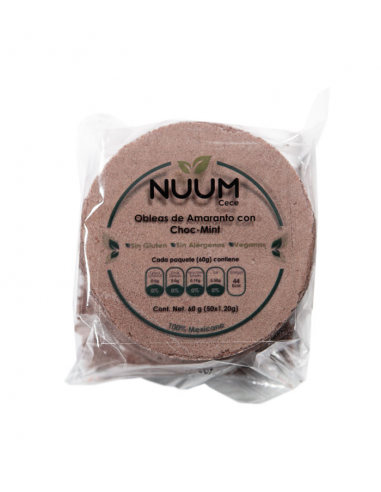 Nuum Obleas Choc-Mint - Nuum - 60gr
