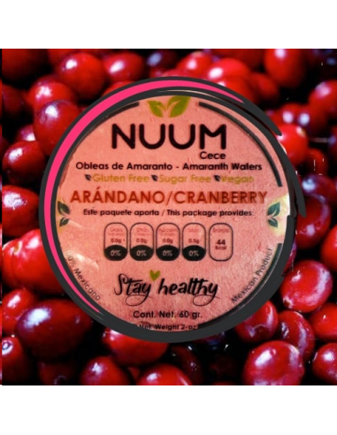 Nuum Obleas Arándano - Nuum - 60gr