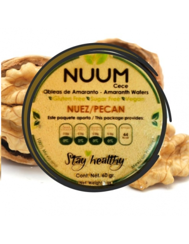 Nuum Obleas Nuez - Nuum - 60gr