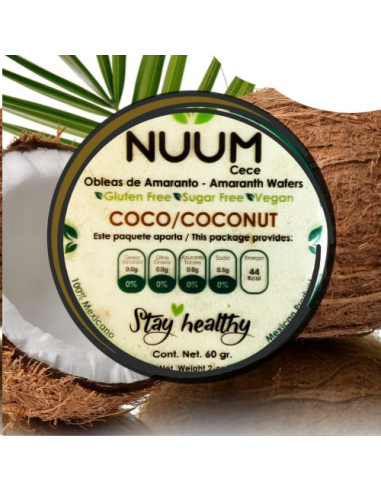 Nuum Obleas Coco - Nuum - 60gr