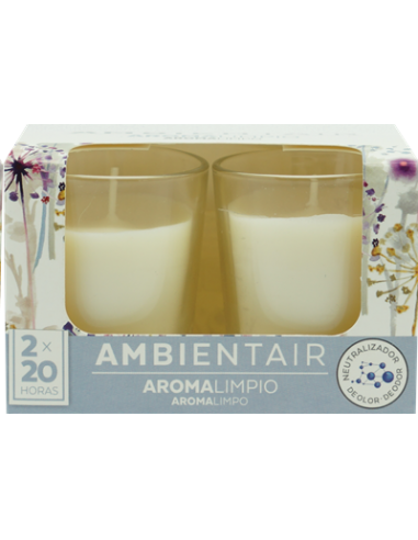 Vela perfumada Duo Te Verde y Lima -...
