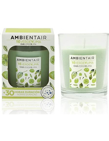 Vela perfumada Té verde y Lima -...