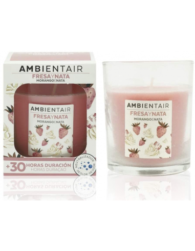 Vela perfumada Fresas y Nata -...