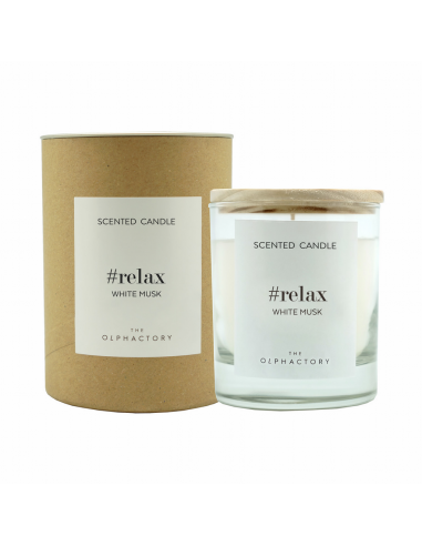 Vela perfumada Relax White Musk -...