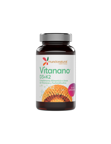 Vitanano D3 + K2 - Mundo Natural - 30...