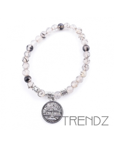 Pulsera Zodiaco Libra Ágata