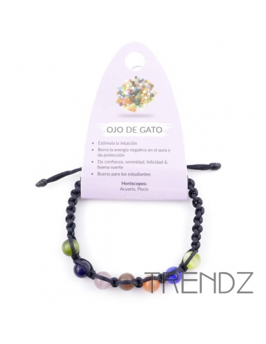 Pulsera Nudo Ojo de Gato