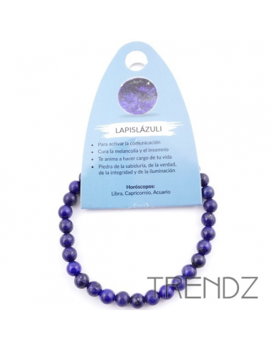 Pulsera Bola Lapislázuli 6mm