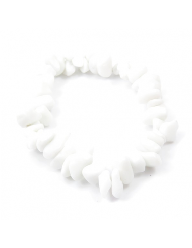 Pulsera Chip Jade Blanco