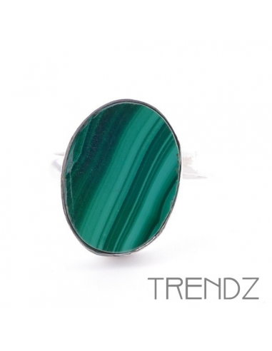 Anillo Plata Malaquita