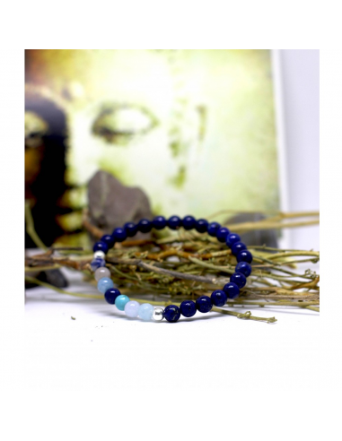 Pulsera Signo Zodiaco Mineral y Plata