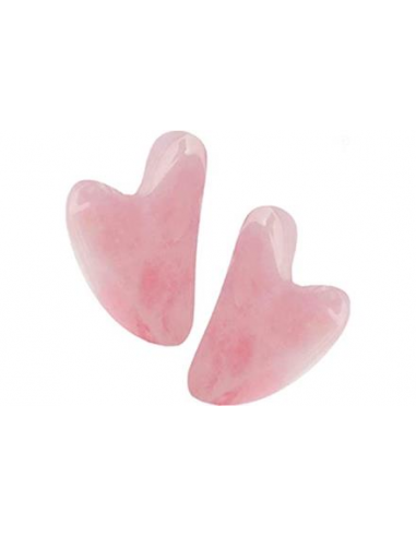 Masajeador Facial Fua Sha Cuarzo Rosa
