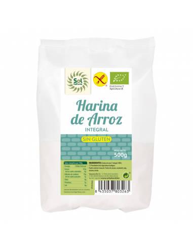 Harina de Arroz Integral Sin Gluten -...