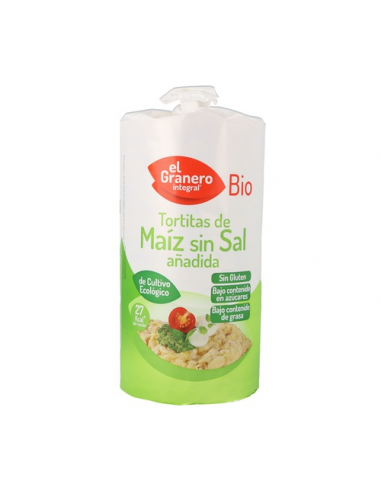 Tortitas de Maíz Sin Sal añadida Bio...