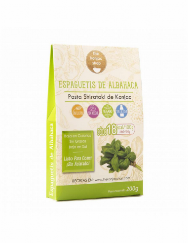 Pasta Konjac Espaguetis de Albahaca -...