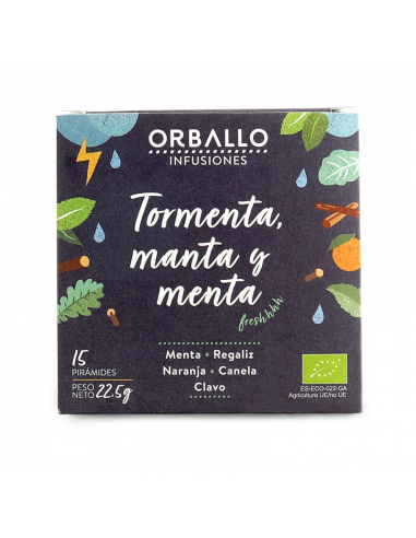 Infusión Tormenta, Manta y Menta Eco...