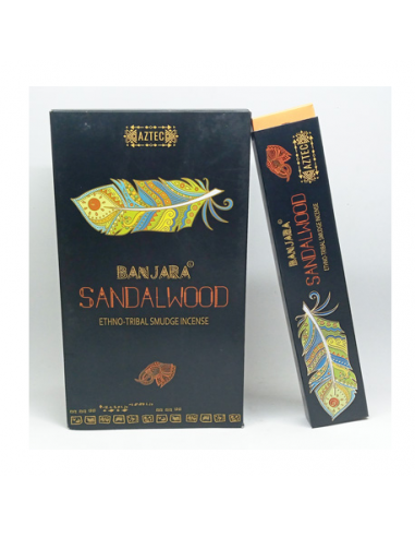 Incienso Sandalwood Banjara Azteca