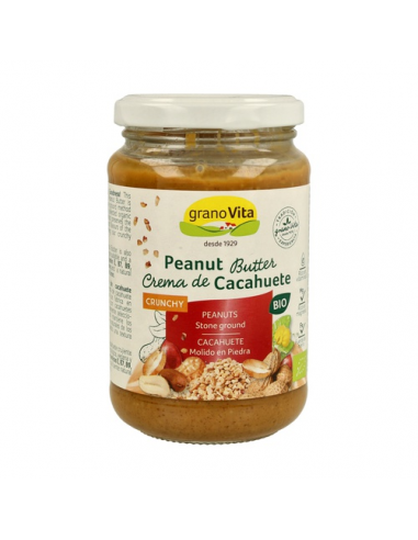 Crema de Cacahuete Crunchy Bio -...