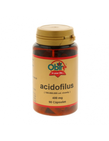 Acidophilus 400mg - Obire - 90 Cápsulas