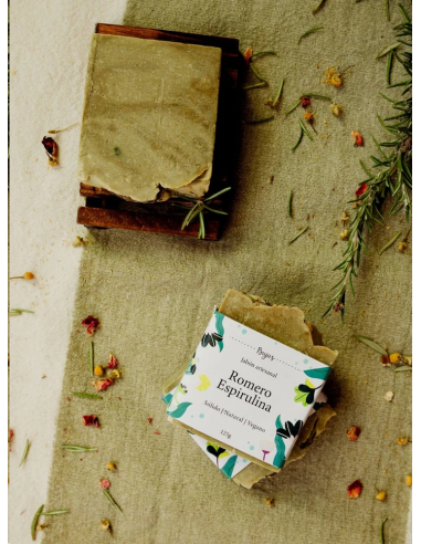 Jabón de Romero y Espirulina - Bujas...