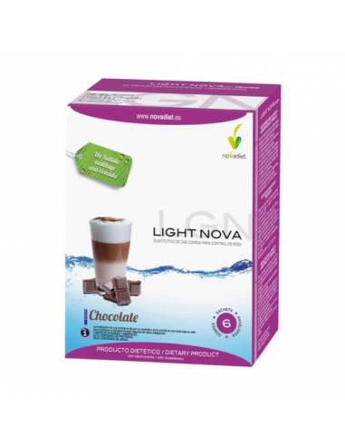 Light Nova Sabor Chocolate - Novadiet...