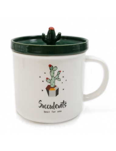 Taza Cáctus Tapadera III