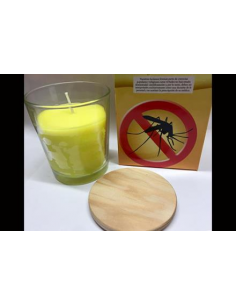 Vela de Citronela Vaso Cristal